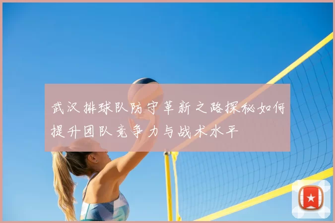 武汉排球队防守革新之路探秘如何提升团队竞争力与战术水平