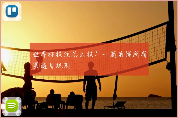 世界杯投注怎么投？一篇看懂所有渠道与规则